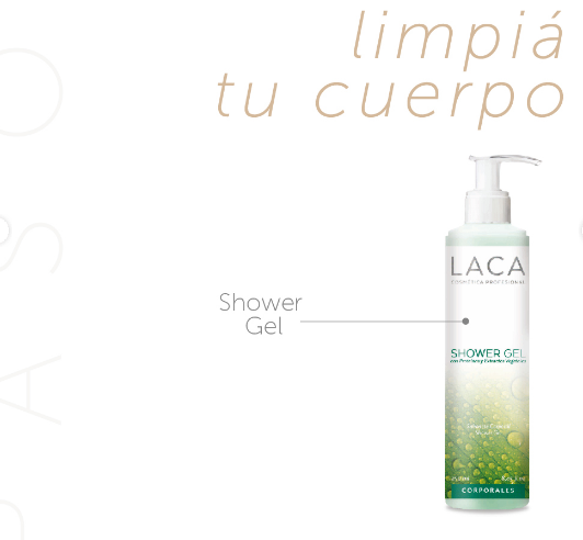 Shower Gel con Proteinas y Extractos Vegetales 250ml