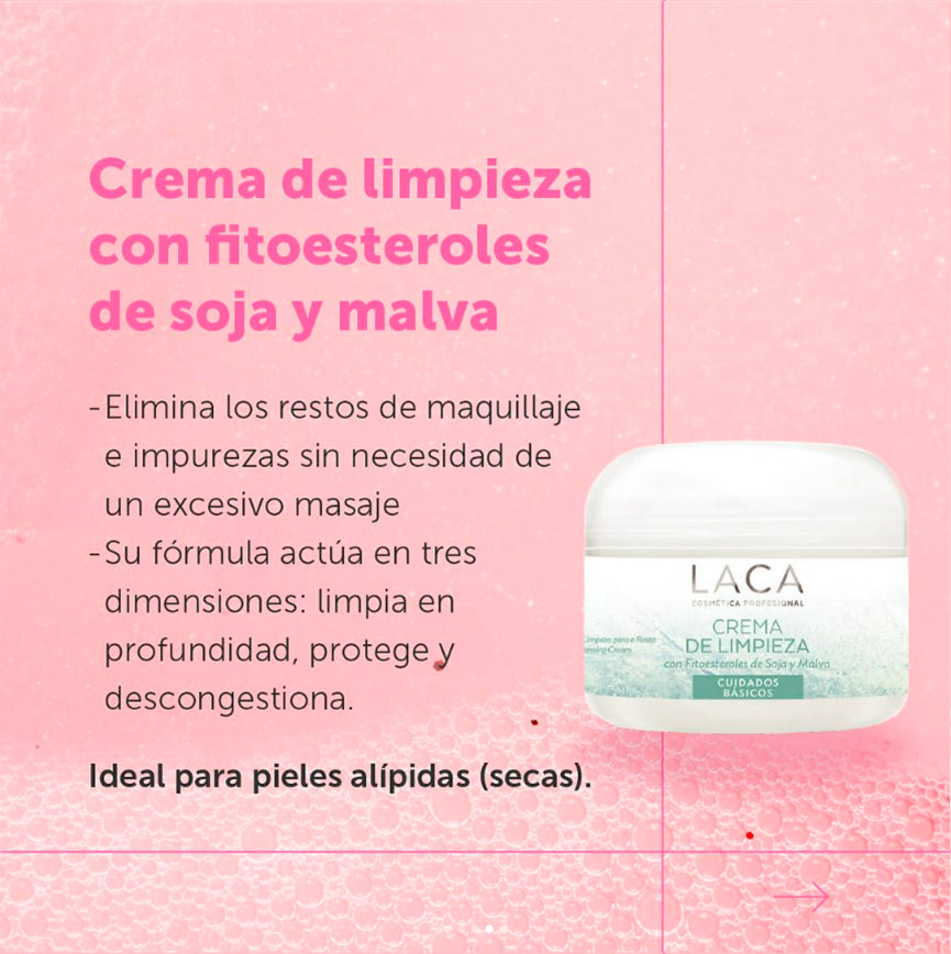 Crema de Limpieza con Fitoesteroles de Soja y Malva
